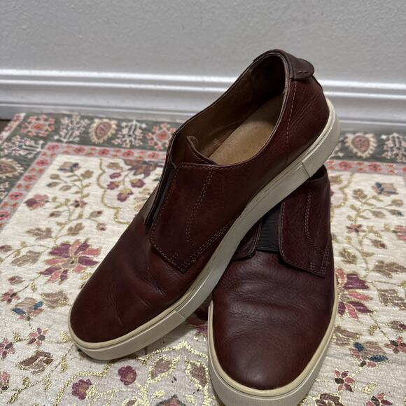 Frye Shoes Men Size 10 Brown Casual Sneaker Leather Style 7200043 - Picture 4 of 10